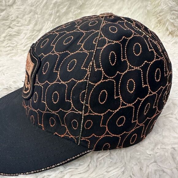 Atlanta Braves COOPERSTOWN COLLECTION Fitted Cap 24K button wool cashmere sz 7.5 - Picture 3 of 7